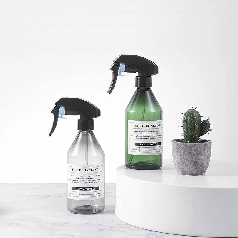 300ml Green Color clear Dark Color Plastic Mist Spray Lotion Bottle for Filling Disinfection Water
