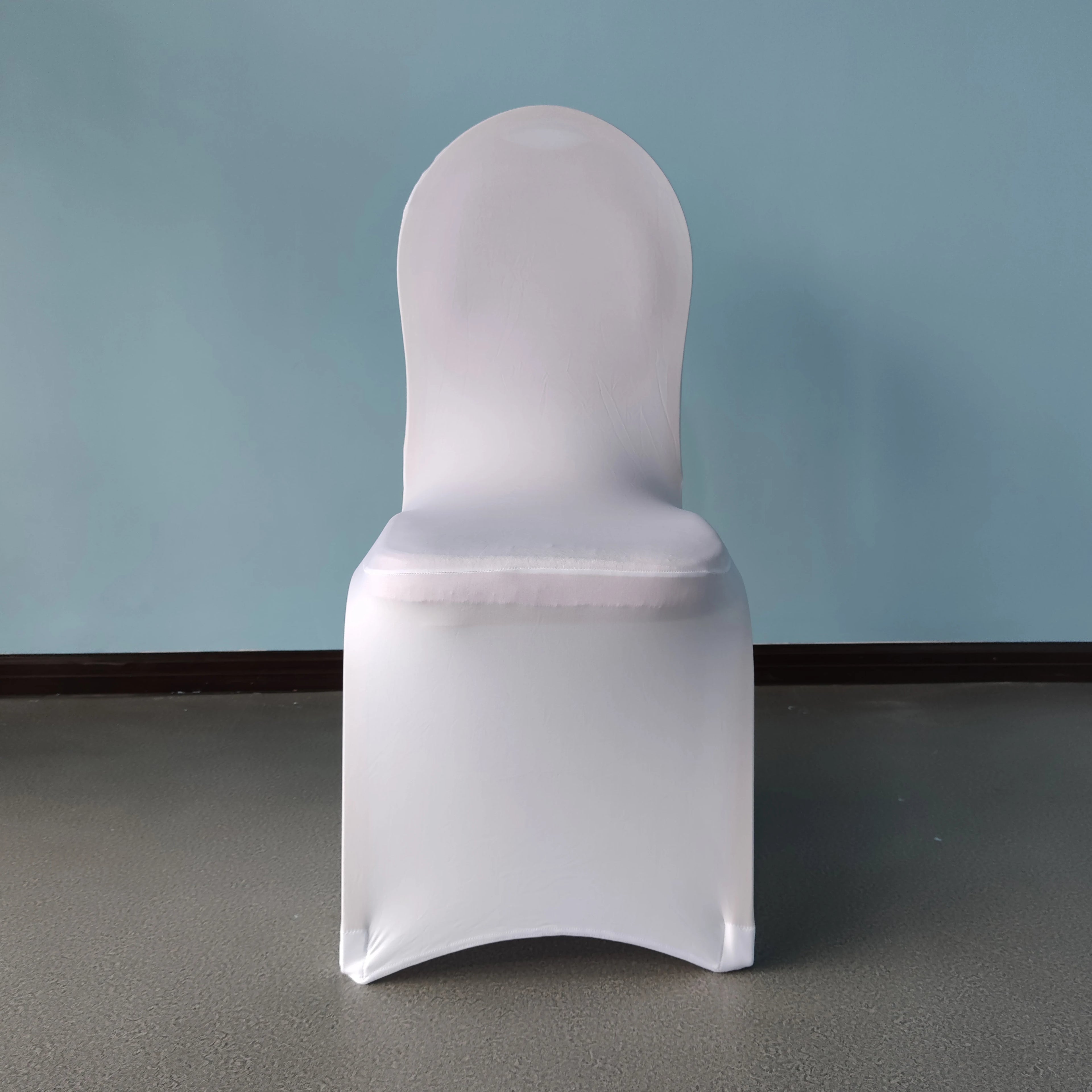 White Stretch Party Banquet Wedding Spandex Chair Covers