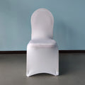 White Stretch Party Banquet Wedding Spandex Chair Covers MegaBDM