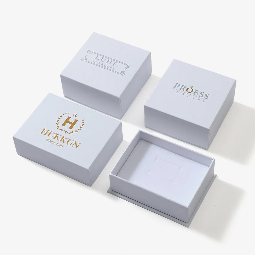 Custom Paper Cardboard Jewelry Packaging Box Gift Boxes Necklace Earring Bracelet Ring Jewelry Box