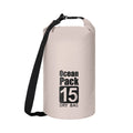 High Quality 15L PVC Roll Top Dry Bag Waterproof Outdoor Travel Backpack for Swimming Hiking Fishing