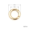 Nickle Snap Gate O Ring Spring 16MM Gold Bags Hardware Round Carabiner Free Custom Metal Clip Ring for Accessories Hook Ring