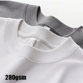 Custom Oversized Men's t Shirt Manufacturer Print Heavyweight 280 260 240 Gsm 100% Cotton TShirt Drop Shoulder T-shirt for Men