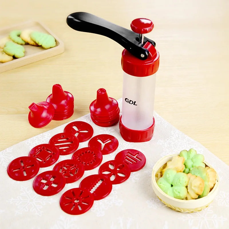 GDL Plastic Cookie & Biscuit Press Mold for Crafting Delicious Treats