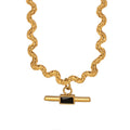 Fashion Minimalist Copper Brass Necklace With Special Design Copper Choker Necklace Wholesale