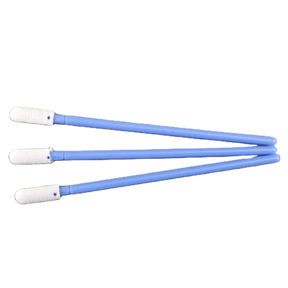 100Pcs Lint-Free Cleanroom Foam Tip Open-Cell Sponge Cleaning Swab Mini 11mm Head Length Foam Stick