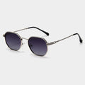 2022 Square Sunglasses Men's Hexagonal Sunglasses Ladies Metal Frame Fishing Glasses Gold Gray Glasses