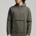 Hooded Pullover Premium Quality Heavyweight Tech Fleece Organic Cotton Zipper Front  Hoodie for Men