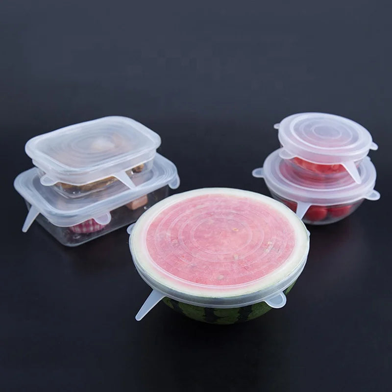 Silicone Stretch Lids Reusable Silicone Lids Replacement Lid Silicone Food Bowl Covers