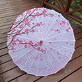 Factory-Promotional Custom Chinese Craft Umbrella 40 Colors Manual Control Straight Style Wood Handle for Parties Nylon Cheap