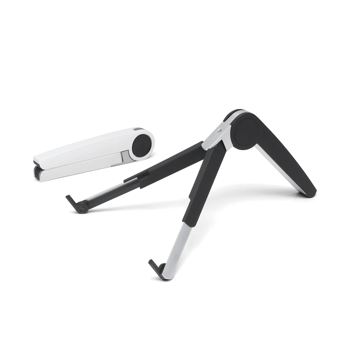IKATAK 2-in-1 Foldable Notebook and Tablet Holder Portable Mini Laptop Stand for Home Office Use