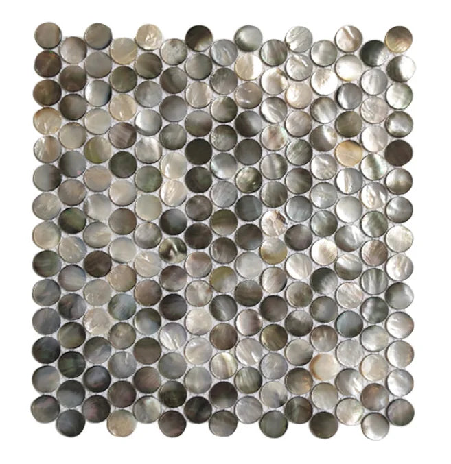Wholesale Natural Crafts Natural Mother of Pearl Mosaic Tile Living Room Background Bathroom Shell Tiles for Home Decoration