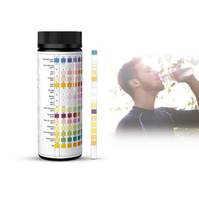 Water Quality Testing Chlorine PH Value Alkalinity Hardness Test Strips 14 in 1 Swimming Pool Test Kits