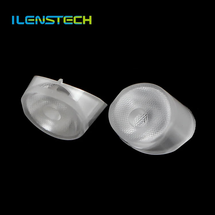Asymmetric 45 Degree Led Lens for 3535 3030 2 Leds PPMA Optical Lens for Industrial Lighting