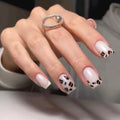 Wholesale Accept Custom Logo Acrylic Artificial Nails Private Label False Nails French Style Reusable Nail Express Manicure