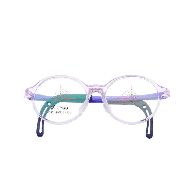 Unisex Kids Eyewear Spectacles Frames From China Factory Colored Full Frame Optical Protection Glasses for Kids