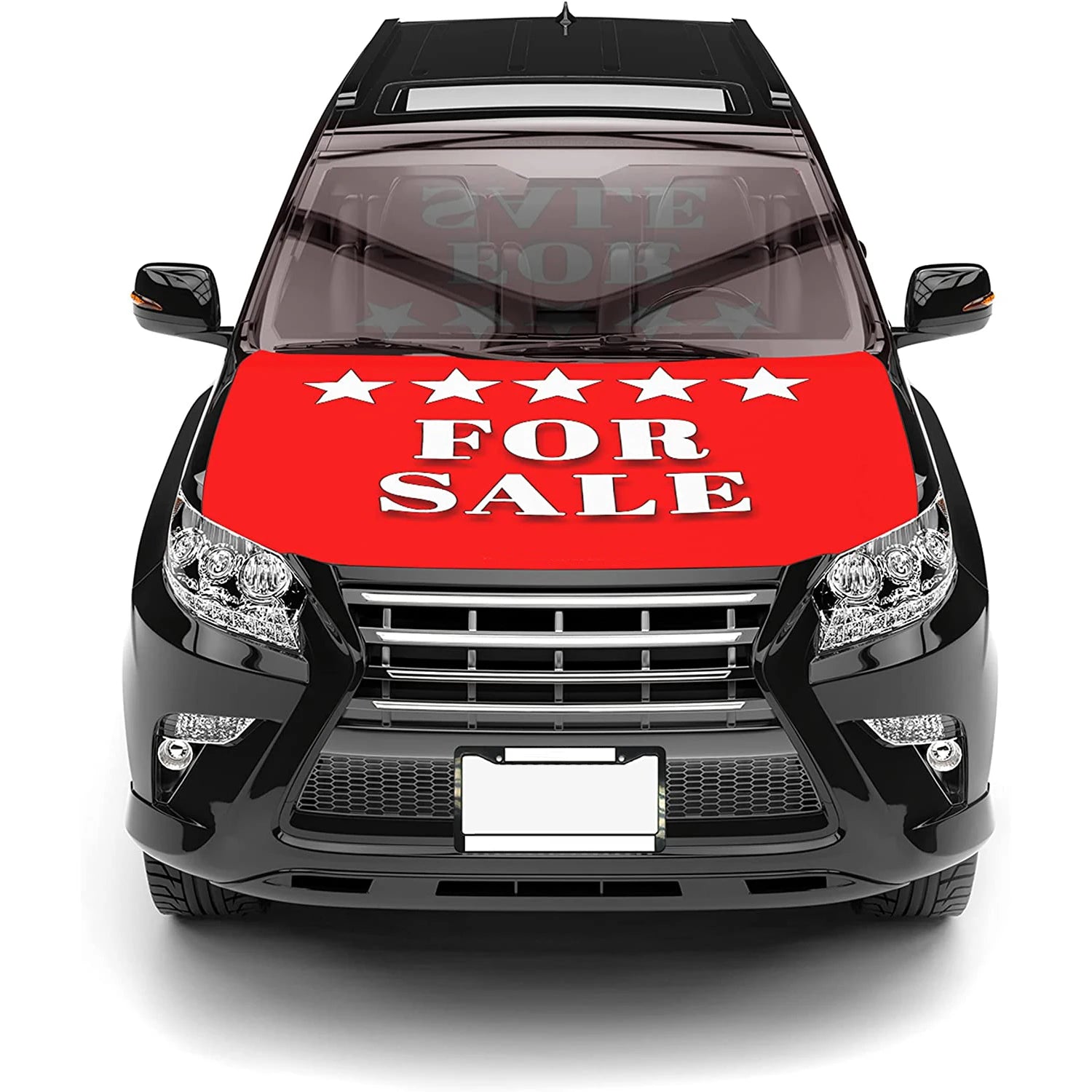 Premium Sublimation Print 120x160cm Custom Promotional Car Hood Flag Cover Advertising Table Covers for Sale Car Cover
