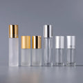 Silver Aluminum Lid Skincare Cosmetic Packaging 10ml Essential Oil Glass Roll on Bottle Fragrance Perfume Roller Bottle