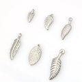 Stainless Steel Leaf Blade Pendant Necklace Bracelet Waist Chain Accessories Diy Stainless Steel Ornament Accessories