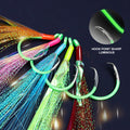 Luminous Flasher Silk Glow Circle Hook 6/0 7/0 8/0 9/0 10/0 High Carbon Steel String Hook for Saltwater Fishing Tackles Custom