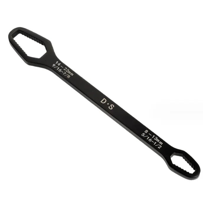 ZL Black Adjustable Universal Torque Wrench 4-13mm Adjustable Wrench Tool