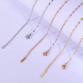Stainless Steel Chain Choker Necklace 18K Gold Plated Lip Chain Necklace Choker Necklace Jewelry Women