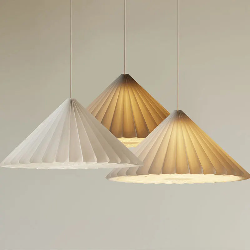 Spazepaper Drop Lighting Ceiling Lamp 3 Colors Lighting Foldable Paper Lampshade With LED Bulb MegaBDM