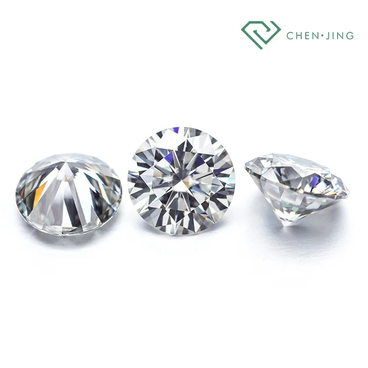 Large 2 Carat VS Clarity Synthetic Diamond Brilliant Cut Lab HPHT & CVD White Man-Made Loose Diamonds CutPolished