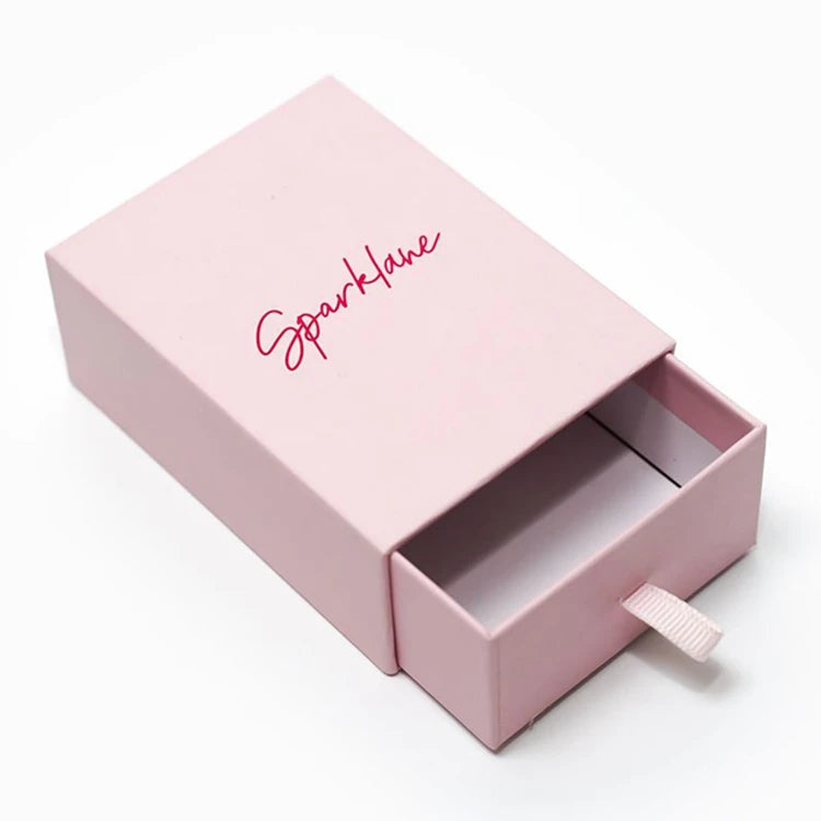 Competitive Price Premium Cardboard Drawer Box Custom logo Jewelry Shipping Box Sliding Type Small Gift Boxes