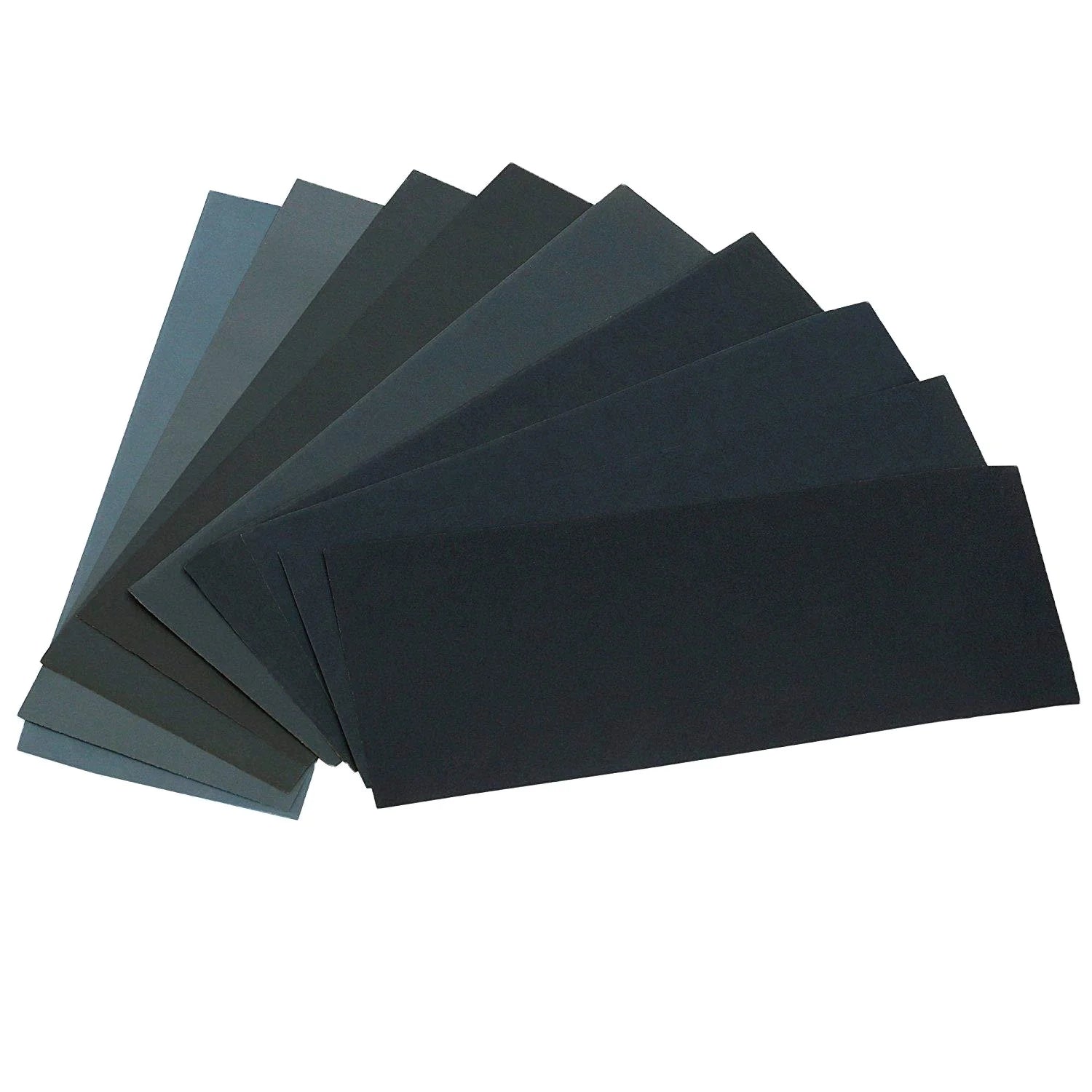 Pexmientas 9 X 3.6 Inch Premium Wet Dry Sandpaper for Wood Furniture Finishing Metal Sanding Automotive Polishing Sand Paper