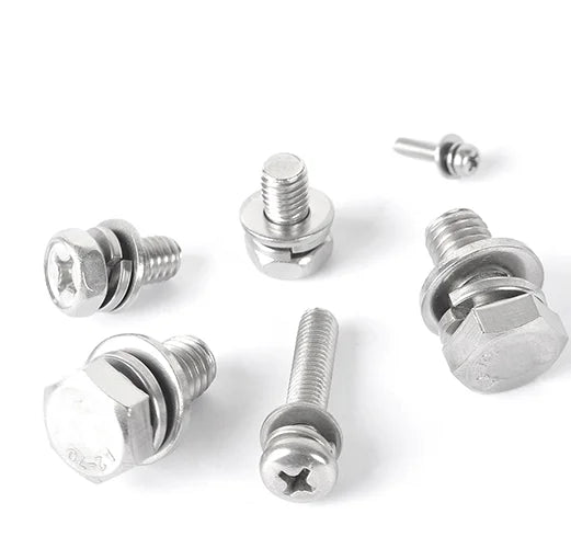 High Strength Construction Screws Set SUS304 Stainless Steel Hex Head Bolt for Steel Framework Outdoor Gazebo and Decking