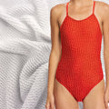 Polyester Spandex Waterproof Four-Way Stretch Anti-UV Quick-Dry Swimwear Fabric for Girls-Plain Style Sportswear & Lingerie