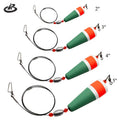 NEW Design EVA Foam Wire Leader Weighted Coastal Popping Fishing Floats