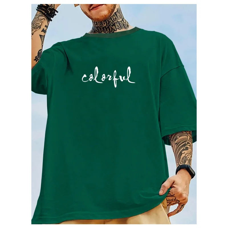 USA Styles  Crewneck t Shirt Men's Clothing Manufacturers Custom Latest Plain Tshirts for Printing