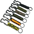 Multi-function Bottle Opener Handmade Paracord  KeyChain for Outdoor Carabiner