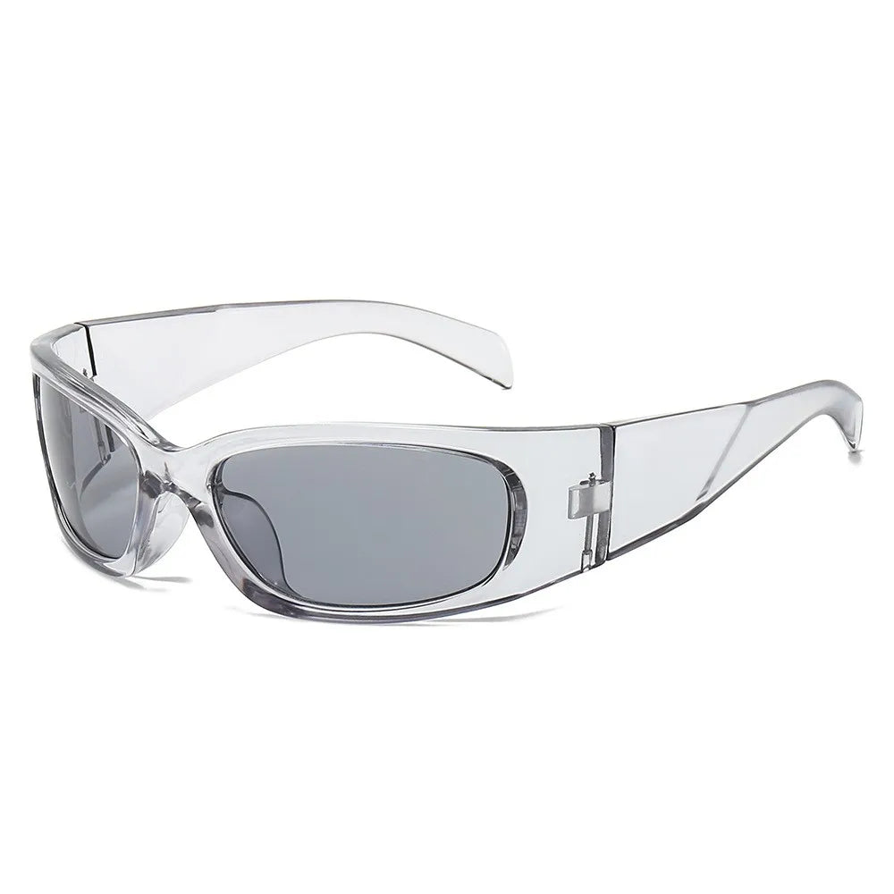 Custom Fashionable Punk Sports Sunglasses Men Women Hip Hop Shades 2024