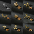 Men's Suit Ornaments Personality Fashion Animal Horse Suit Chest Accessories Brooch