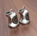 Viking Stainless Steel Hammer Men Necklace Mjolnir Thor Hammer Bell Pendant Necklace Never Fade Talisman Amulet Jewelry for Men