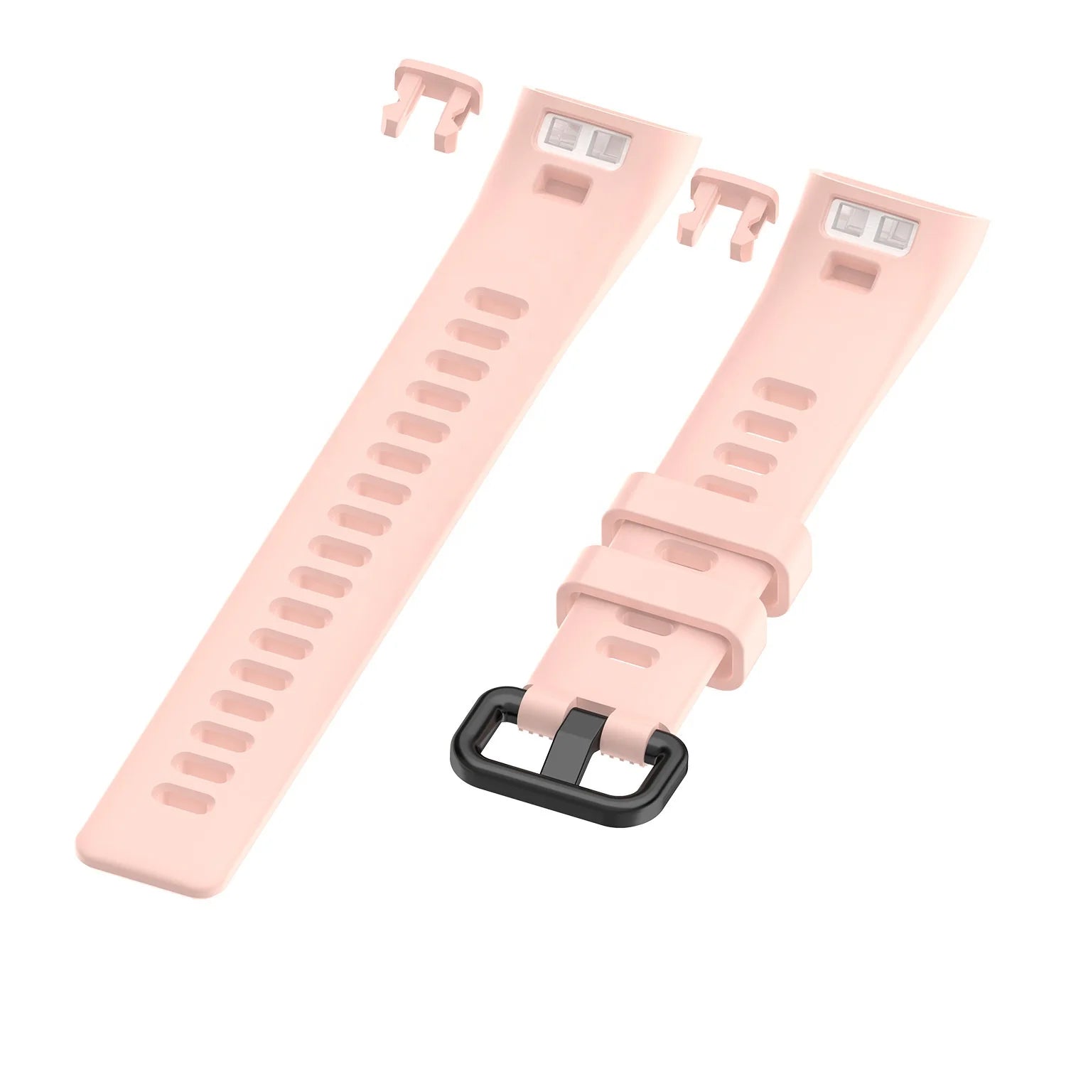 Silica Gel Straps for Huawei Band 3 Fband4 Pro Watchband TER-B09 B29S Metal Wristband