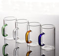 Tea Colourful Cup Free Sample Cartoon Mugs with Handle Hot Sale Nice Price Handcrafted Eco-friendly High Borosilicate Glass