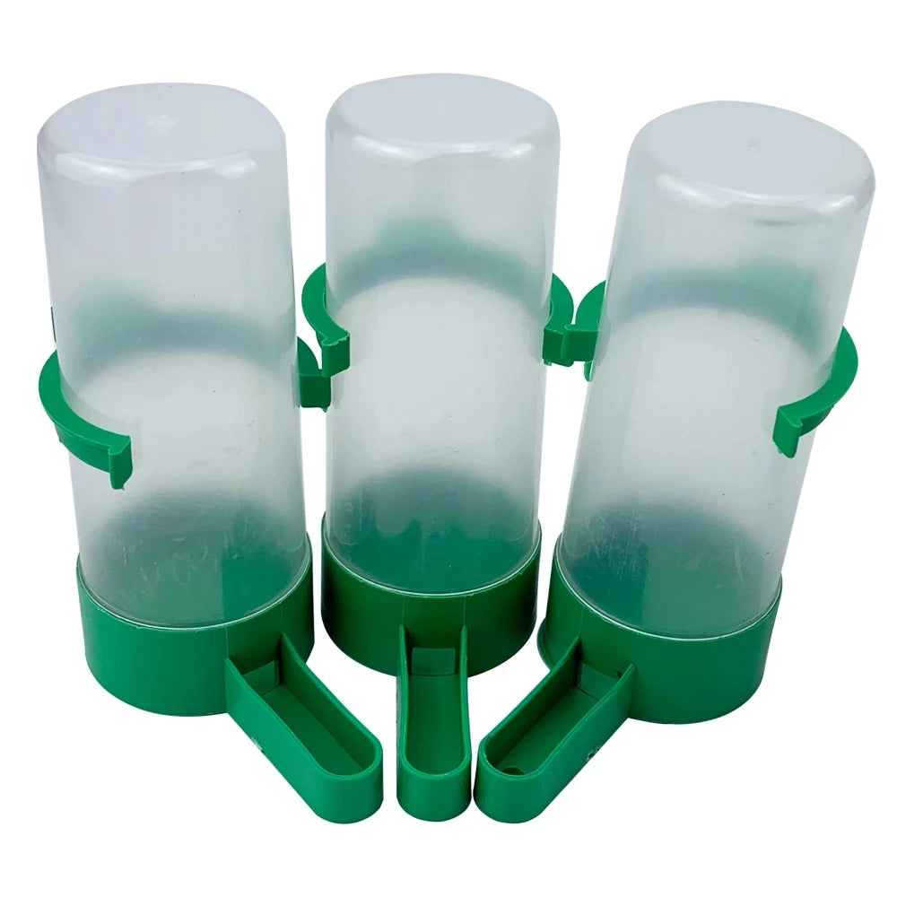 Bird Water Drinker Feeder Automatic Drinking Fountain Pet Parrot Cage Bottle Drinking Cup Bowls Pet Bird Supplies Dispenser