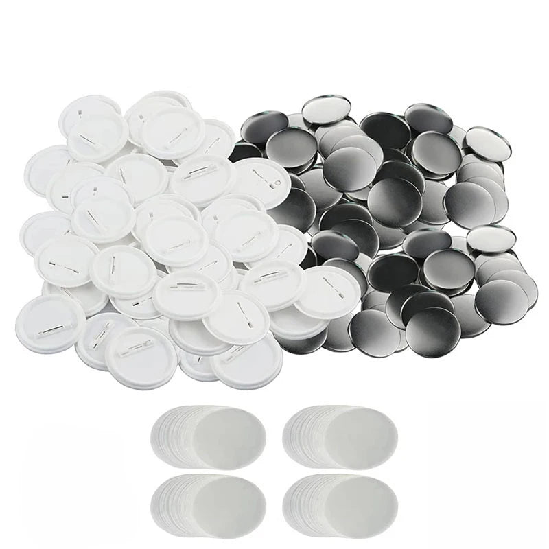 Metal Button Parts Supplies 58mm  for Button Maker Machine Round DIY Pin Maker