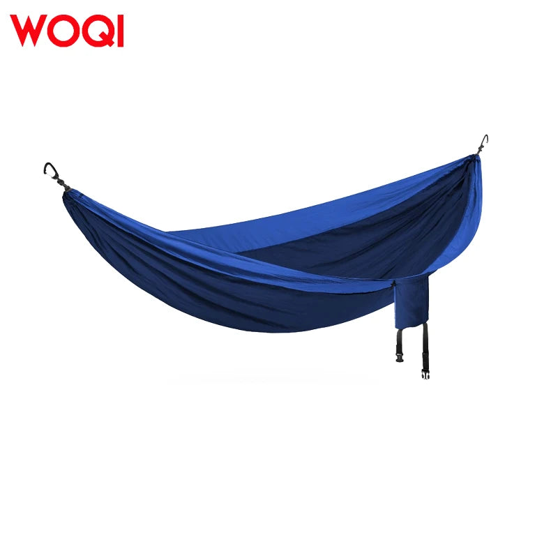 WOQI Extra Large Double Hammock Comfortable Lightweight Parachute Nylon Adults Portable Gear Outdoors Backpacking Survival