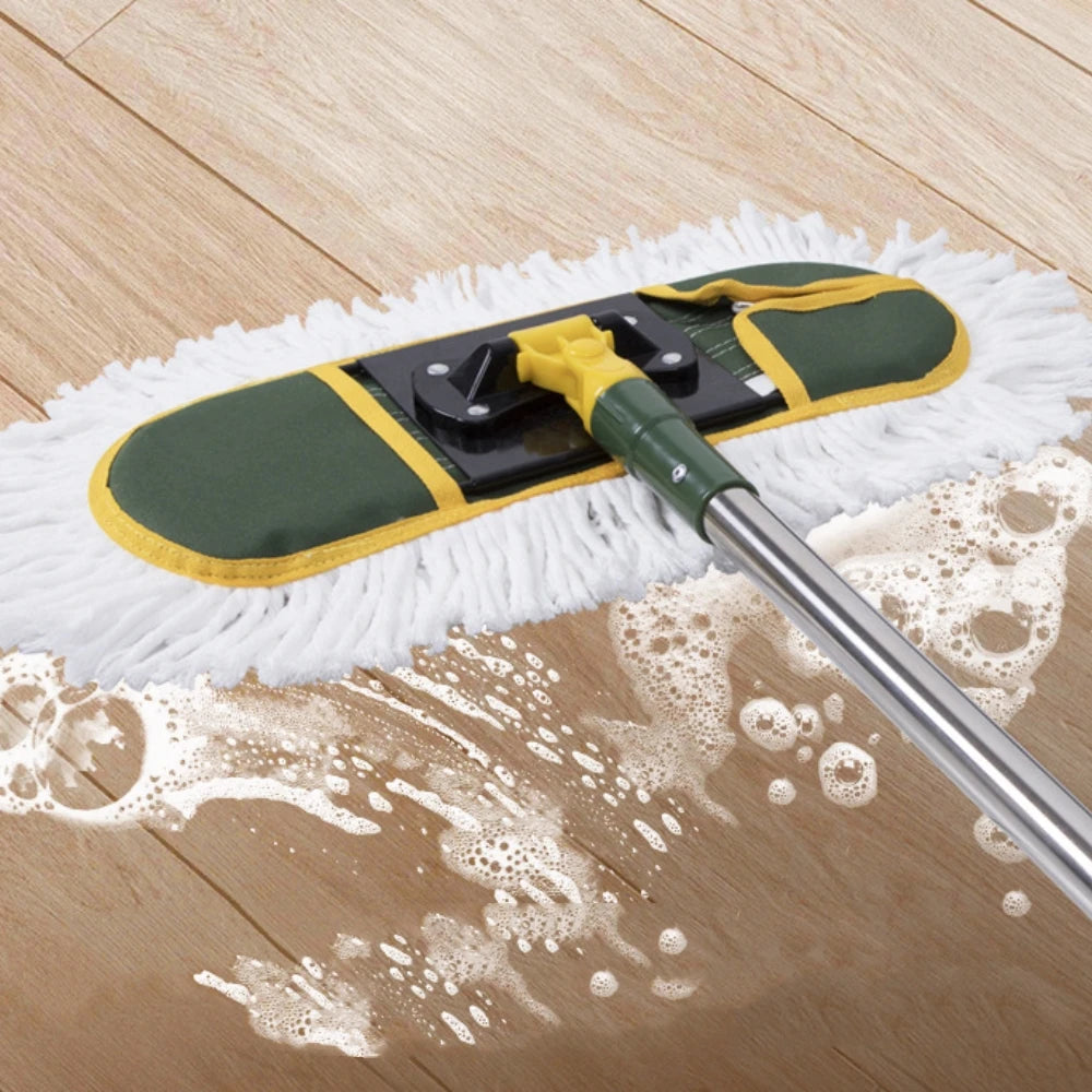 DOOSO Extra Large Flat Mop Cotton Thread Commercial Flat Head Mop Industrial Cleaning Flat Mop