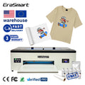 Erasmart DTF I3200 World's First A3 PLC Core Components Retail Industries New Condition Pink Audrey Automatic Grade DTF Printer