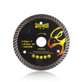 FENGTAI 125mm Diamond Turbo Saw Blades with Protection Teeth Hot Press OEM for Cutting Granite Marble Concrete