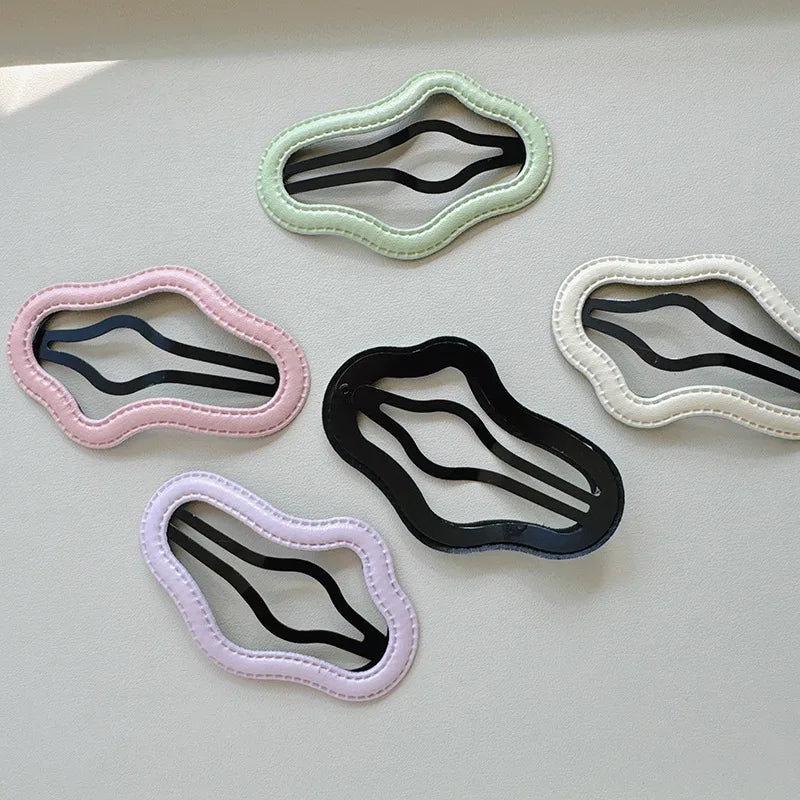 Wholesale Custom Fashion Candy Color Party Hair Decoration Quality PC Plastic Hair Clips for Women Girls BB Hairpins Resin MegaBDM