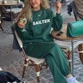 Wholesale Clothes Women 2 Piece Sweatpants and Hoodie Set Fleece Outfits Two Piece Sweatshirt and Jogger Set Women