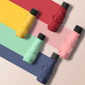 Trend Promotional Umbrella with logo Lightweight Sun Mini 5 Folding Umbrella Travel Pocket Umbrella for Ladies