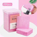 Disposable Lint-Free Pink Cotton Pads 4.8cm*4.8cm for Makeup Brush Cleaning Facial Cleansing Eyelash Extension Glue Removal
